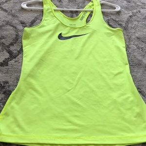 Neon Nike pro tank top
